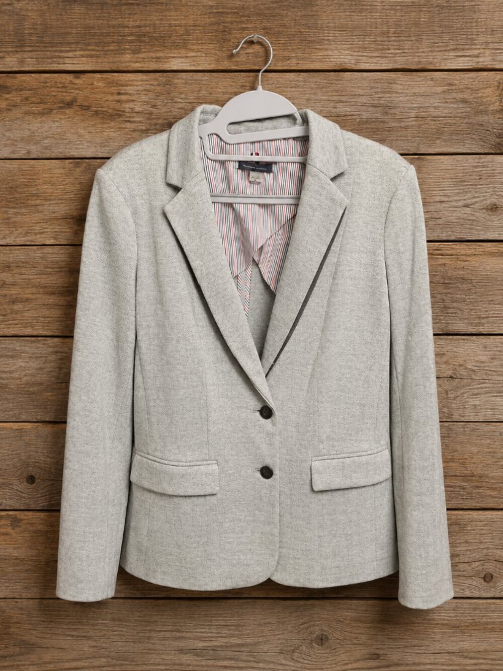Tommy Hilfiger Gray Lined Blazer Jacket Women’s Size 12